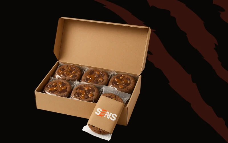 Boîte 6 maxi cookies