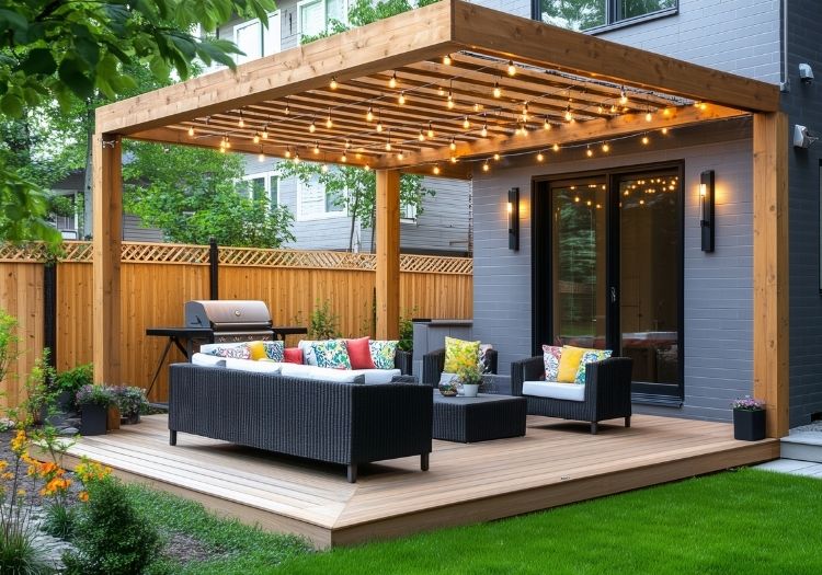 Terrasses et allées