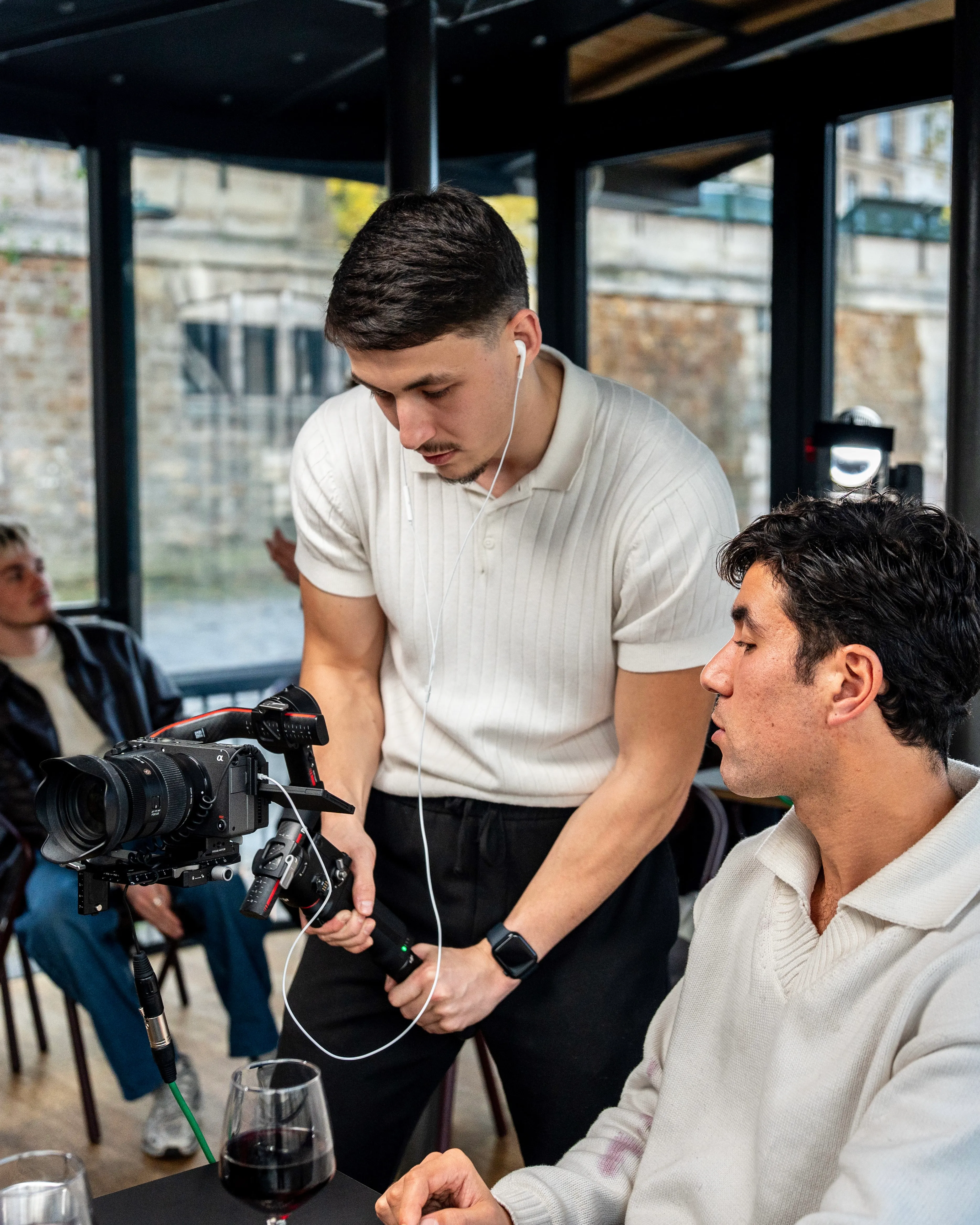 Flavio sur le terrain