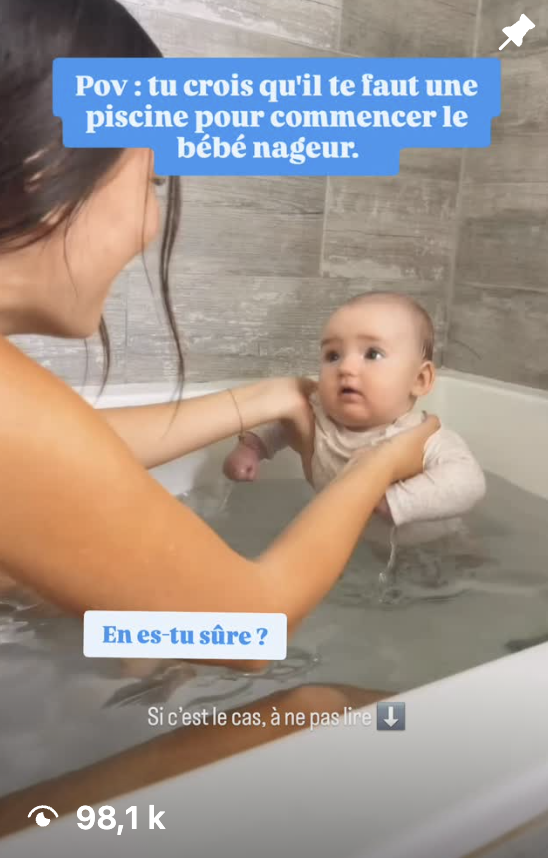 Post Le Petit Nageur