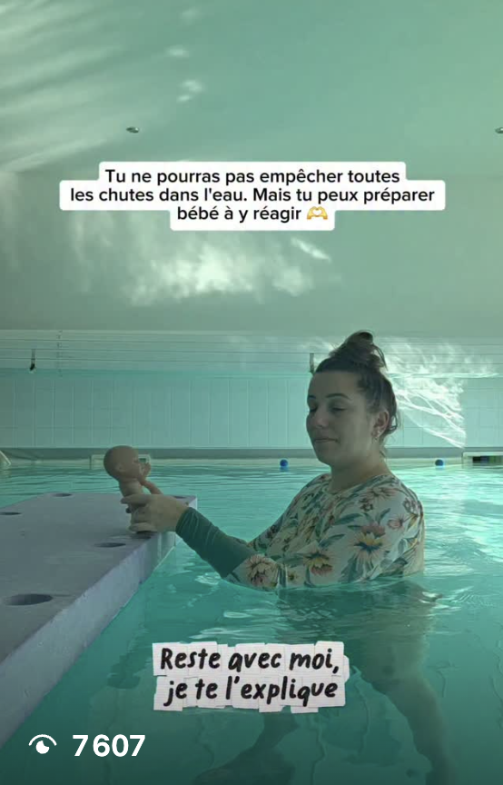Post Le Petit Nageur