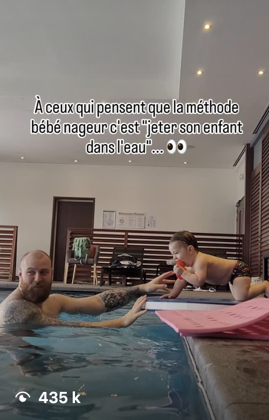 Post Le Petit Nageur